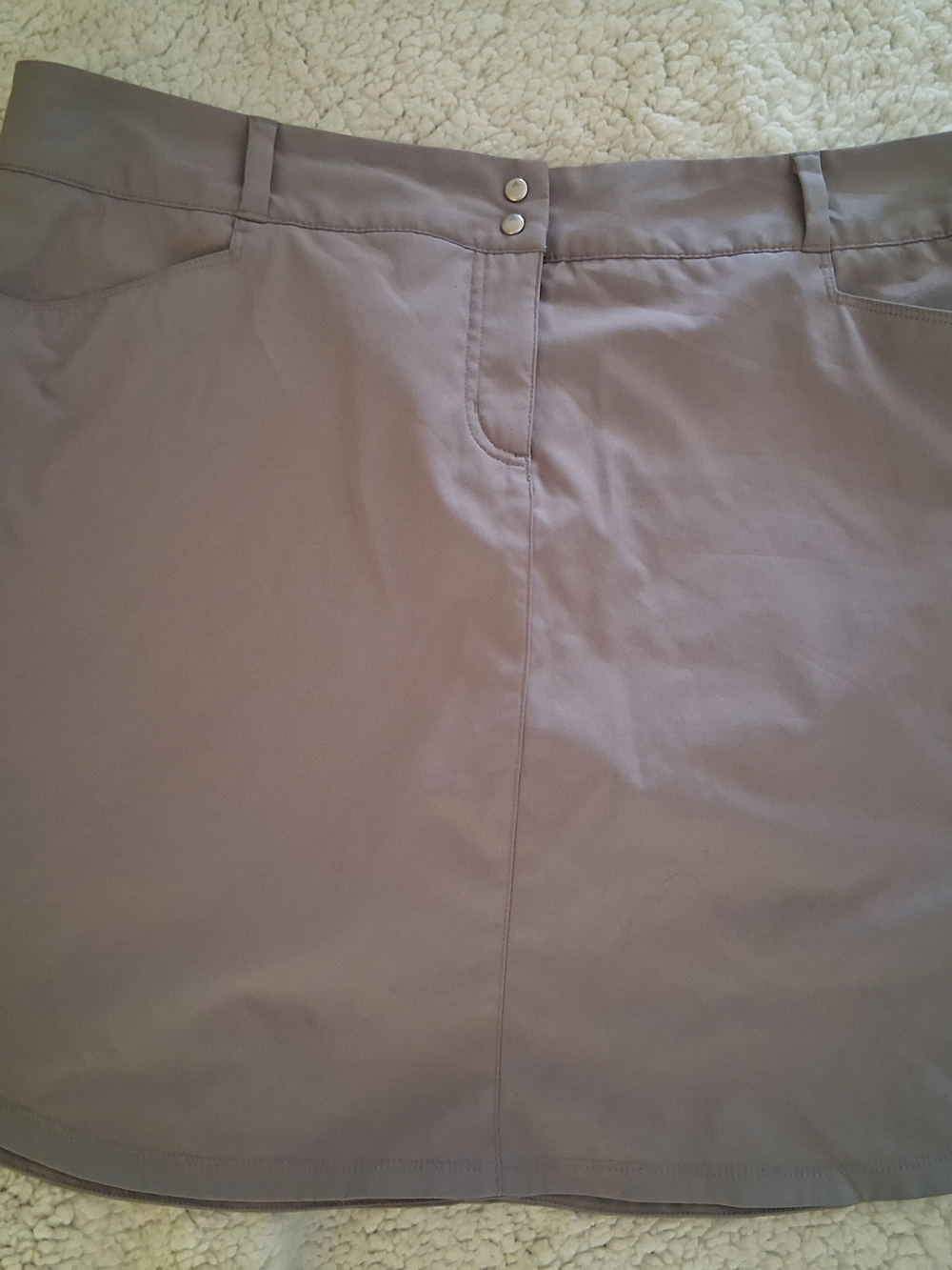 Women's Stretch Casual Adidas Skirt- Gray